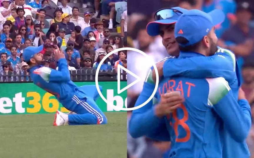 Fitness freak Virat Kohli earns captain Shubman Gill's warm hug with sensational catch